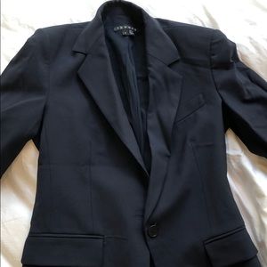 Theory navy blue suit blazer